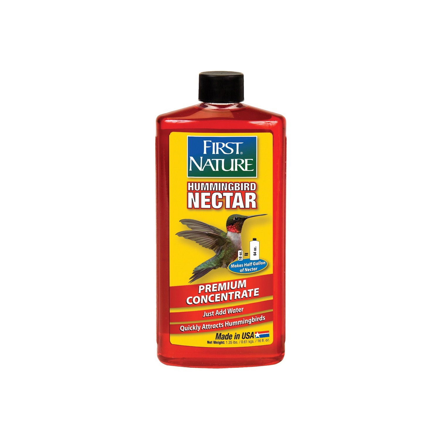 16 oz Red Hummingbird Nectar Concentrate First Nature